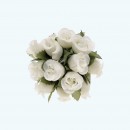 2.5" Diameter Poly Roses 12X12 | Ivory 2.5" Diameter Poly Roses 12X12 | Ivory